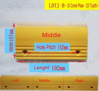 LDTJ-B OTIS Escalator Comb Plate 23/25 Teeth