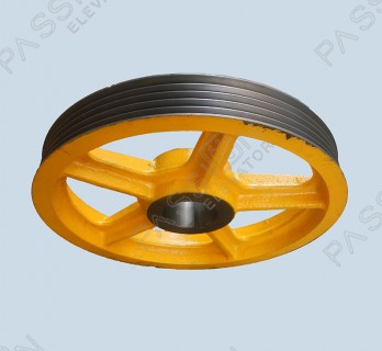 Hitachi Elevator Traction Sheave/Traction Wheel 614*112*12mm