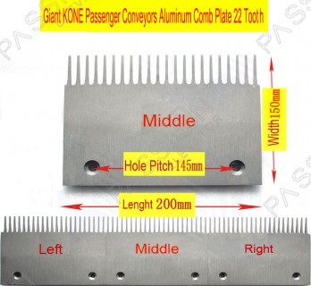 Giant KONE Escalator Comb Plate 22 Tooth XAA453AV