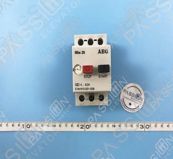 Germany AEG MBS 25 4-6.3A Contactor  E-Nr 910-201-208