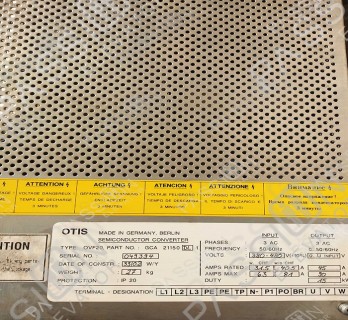 OTIS Elevator Inverter GCA21150DL1