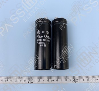 Hitachi Capacitor HCGF5A 470MFD 350VDC